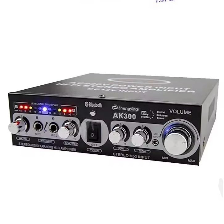 Hot AK-300 2 Channel Bluetooth Car Laptop Amplifiers Charger USB Audio Amplifier for Home